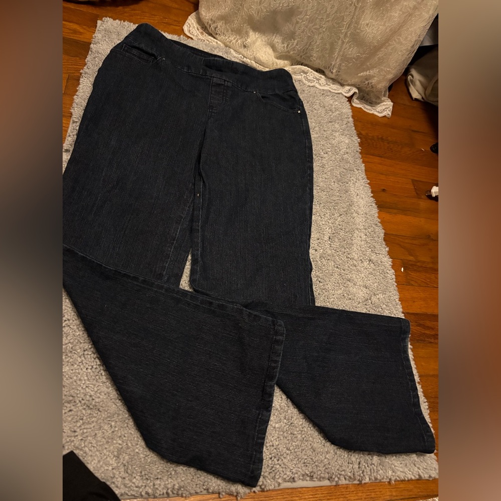 D&Co Dark Blue Denim pull on Jeans